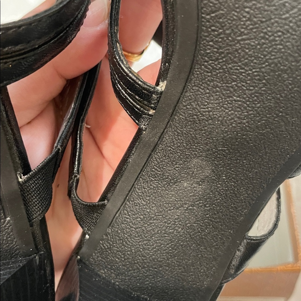 •A NEW DAY• “Issa” Mesh Mary Jane Ballet Flats - Jet Black // NIB - Picture 14 of 16